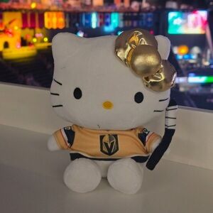 Hello Kitty Vegas Golden Knights Plush
